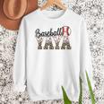 Baseball Yaya Women BallPark Yaya Baseball Mom Mother's Day Women Crewneck Sweatshirt Baseball Yaya Women BallPark Yaya Baseball Mom Mother's Day Women Crewneck Sweatshirt