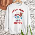 Calm Your Mitts Baseball Mom Mother's Day Softball Mom Premium Women Crewneck Sweatshirt Calm Your Mitts Baseball Mom Mother's Day Softball Mom Premium Women Crewneck Sweatshirt