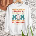 I Didn't Plan On Becoming a Baseball Mom Baseball Player Women Crewneck Sweatshirt I Didn't Plan On Becoming a Baseball Mom Baseball Player Women Crewneck Sweatshirt