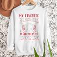 My Favorite Baseball Player Calls Me Mom Proud Baseball Mom Premium Women Crewneck Sweatshirt My Favorite Baseball Player Calls Me Mom Proud Baseball Mom Premium Women Crewneck Sweatshirt