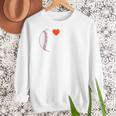 I Heart Hot Baseball Moms Women Crewneck Sweatshirt I Heart Hot Baseball Moms Women Crewneck Sweatshirt