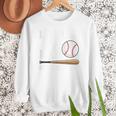I'm His 1 Fan Since Day One Baseball Mom Women Crewneck Sweatshirt