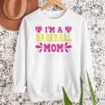I'm A Baseball Mom Of Course I'm Broke Baseball Mom Premium Women Crewneck Sweatshirt