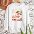 I'm Not Yelling This Is My Baseball Nana Voice Baseball Mom Premium Women Crewneck Sweatshirt I'm Not Yelling This Is My Baseball Nana Voice Baseball Mom Premium Women Crewneck Sweatshirt