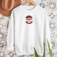 I'm A Proud Mom Football Baseball Mom Women Crewneck Sweatshirt