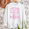 I Just Really Dislike Baseball Pants Baseball Mom Mama Women Crewneck Sweatshirt I Just Really Dislike Baseball Pants Baseball Mom Mama Women Crewneck Sweatshirt