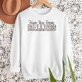 Kinda Busy Raising Ballers Funny Baseball Mom Mother's Day Premium Tri-Blend Women Crewneck Sweatshirt