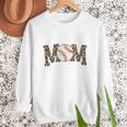 Leopard Baseball Mom Baseball Mama Retro Cute Mother's Day Premium Women Crewneck Sweatshirt Leopard Baseball Mom Baseball Mama Retro Cute Mother's Day Premium Women Crewneck Sweatshirt