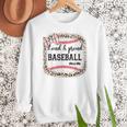 Loud & Proud Baseball Mom Women Women Crewneck Sweatshirt Loud & Proud Baseball Mom Women Women Crewneck Sweatshirt