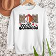 Mom Of Ballers Basketball Baseball Mom Of Ballers Women Crewneck Sweatshirt Mom Of Ballers Basketball Baseball Mom Of Ballers Women Crewneck Sweatshirt