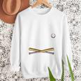 Moms Against Baseball Pants Softball Baseball Mom Women Crewneck Sweatshirt