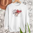 Peace Love Baseball Mom Mommy Premium Women Crewneck Sweatshirt Peace Love Baseball Mom Mommy Premium Women Crewneck Sweatshirt