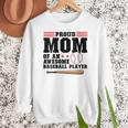 Proud Mom Of An Awesome Baseball Player Baseball Mom Women Crewneck Sweatshirt Proud Mom Of An Awesome Baseball Player Baseball Mom Women Crewneck Sweatshirt