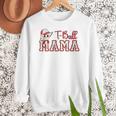 Retro Tball Mama Art Baseball Mom Softball Women Crewneck Sweatshirt Retro Tball Mama Art Baseball Mom Softball Women Crewneck Sweatshirt