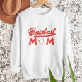Somebody's Loud Mouth Baseball Mom Mama Premium Women Crewneck Sweatshirt