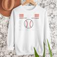 Sorry My Son Has Baseball Baseball Mom Women Crewneck Sweatshirt