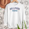 Spring 2024 Season Cute Baseball Mom Ballpark Mama Women Crewneck Sweatshirt Spring 2024 Season Cute Baseball Mom Ballpark Mama Women Crewneck Sweatshirt