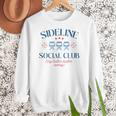 Spring 2025 Swing Batter Baseball Mom Sideline Social Club Women Crewneck Sweatshirt Spring 2025 Swing Batter Baseball Mom Sideline Social Club Women Crewneck Sweatshirt