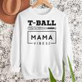 T-Ball Baseball Mom Teeball Mom Mother's Day 2024 Women Crewneck Sweatshirt