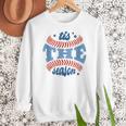 Tis The Season Baseball Mom Enthusiast Joy Women Crewneck Sweatshirt Tis The Season Baseball Mom Enthusiast Joy Women Crewneck Sweatshirt