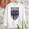 USA Mum Mother's Day Baseball Mom Women Crewneck Sweatshirt USA Mum Mother's Day Baseball Mom Women Crewneck Sweatshirt