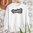 Women's Baseball Softball Baseball Mom Baseball Women Crewneck Sweatshirt