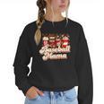 Baseball Mama Coffee Game Day Vibes Baseball Mom Women Crewneck Sweatshirt Baseball Mama Coffee Game Day Vibes Baseball Mom Women Crewneck Sweatshirt