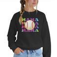 Baseball Mama Sport Women Proud Baseball Mom Women Crewneck Sweatshirt Baseball Mama Sport Women Proud Baseball Mom Women Crewneck Sweatshirt
