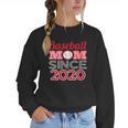 Baseball Mom Since 2020 Women Crewneck Sweatshirt