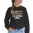 Baseball Mom Distressed Vintage Sports Player Calls Me Mom Women Crewneck Sweatshirt Baseball Mom Distressed Vintage Sports Player Calls Me Mom Women Crewneck Sweatshirt