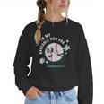 In My Baseball Mom Era Retro Baseball Mom Home Runs Women Crewneck Sweatshirt
