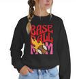 Baseball Mom Game Day Trendy Pink Leopard Mama Women Crewneck Sweatshirt Baseball Mom Game Day Trendy Pink Leopard Mama Women Crewneck Sweatshirt
