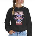 Baseball Mom Loud & Proud Since 1976 Women Crewneck Sweatshirt Baseball Mom Loud & Proud Since 1976 Women Crewneck Sweatshirt