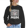 In My Baseball Mom Mama Era Leopard Mom Baseball Women Crewneck Sweatshirt In My Baseball Mom Mama Era Leopard Mom Baseball Women Crewneck Sweatshirt