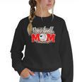 Baseball Mom Mother's Day For Mom Game Day Outfit Women Crewneck Sweatshirt Baseball Mom Mother's Day For Mom Game Day Outfit Women Crewneck Sweatshirt