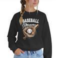 Baseball Mom Baseball Player Women Crewneck Sweatshirt Baseball Mom Baseball Player Women Crewneck Sweatshirt