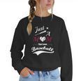 Baseball Mom Sayings Just A Mom That Loves Baseball Women Crewneck Sweatshirt Baseball Mom Sayings Just A Mom That Loves Baseball Women Crewneck Sweatshirt