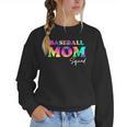 Baseball Mom Squad Tie Dye Cute Ball Mom Women Crewneck Sweatshirt