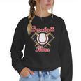 Baseball Mom T-Ball Mom Little League Mom Apparel Women Crewneck Sweatshirt Baseball Mom T-Ball Mom Little League Mom Apparel Women Crewneck Sweatshirt