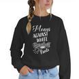 Baseball Mom Tees Moms Against Baseball Pants Women Crewneck Sweatshirt Baseball Mom Tees Moms Against Baseball Pants Women Crewneck Sweatshirt