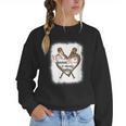 Baseball Moms Always Salty Mommy Women Crewneck Sweatshirt Baseball Moms Always Salty Mommy Women Crewneck Sweatshirt