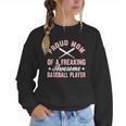 Baseball Player Pitcher Catcher Baseball Mom Mother Women Crewneck Sweatshirt