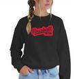 Baseball Softball Baseball Mom Baseball Women Crewneck Sweatshirt