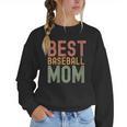 Best Baseball Mom Sports Cute Moms Day Women Crewneck Sweatshirt Best Baseball Mom Sports Cute Moms Day Women Crewneck Sweatshirt