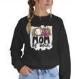 Cheer Baseball Mom Of Both Baseball And Cheer Mother Women Crewneck Sweatshirt Cheer Baseball Mom Of Both Baseball And Cheer Mother Women Crewneck Sweatshirt