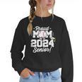 Class Of 2024 Senior Year Baseball Mom Senior 2024 Women Crewneck Sweatshirt Class Of 2024 Senior Year Baseball Mom Senior 2024 Women Crewneck Sweatshirt