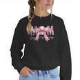 Coquette Baseball Mom Sorry Can't Baseball Bye Mother's Day Women Crewneck Sweatshirt Coquette Baseball Mom Sorry Can't Baseball Bye Mother's Day Women Crewneck Sweatshirt