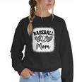 Custom Baseball Mom Number 14 Heart For Mom Women Crewneck Sweatshirt