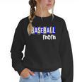 Custom Hustle Tball Tee Ball Womens Baseball Mom Women Crewneck Sweatshirt Custom Hustle Tball Tee Ball Womens Baseball Mom Women Crewneck Sweatshirt