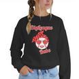 Cute Love Baseball BigLeague Babe Hot Baseball Mom Women Crewneck Sweatshirt